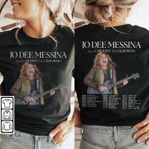 Jo Dee Messina Music Shirt, Jo Dee Messina 2024 Tour Heads Carolina 2 Sided